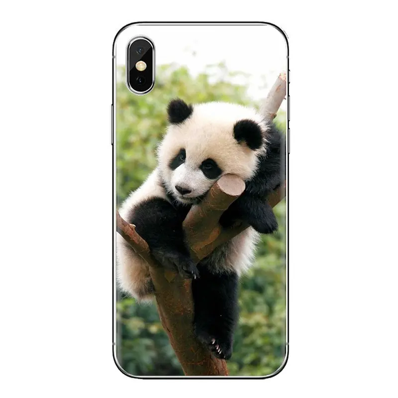 Силиконовый чехол для телефона с акварельным рисунком панды Xiao mi 4 5 5s 6 A1 A2 5X6X8 9 Lite