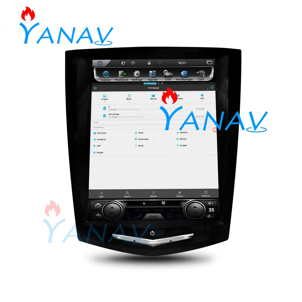 

10.4 inch Android Tesla Style vertical screen GPS navigator player For-Cadillac ATS 2013-2017 Bluetooth Radio Stereo WIFI /4G