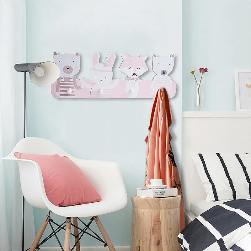 INS детский мультяшный декоративный стеллаж для хранения деревянные полки