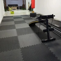 8pcs 3030cm eva leaf grain floor mats gym floor mat splicing mats patchwork rugs thicken shock for gym fitness room workouts