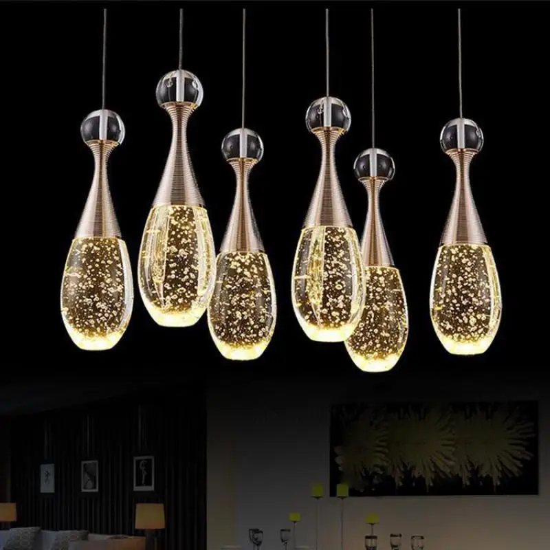 Скандинавская хрустальная люстра 110В 220В для декора светильник интерьера