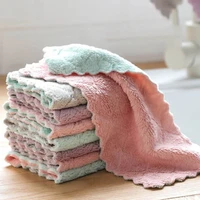 microfiber towels 8pcs super absorbent for kitchen absorbent thicker cloth for cleaning micro fiber wipe table kitchen towel