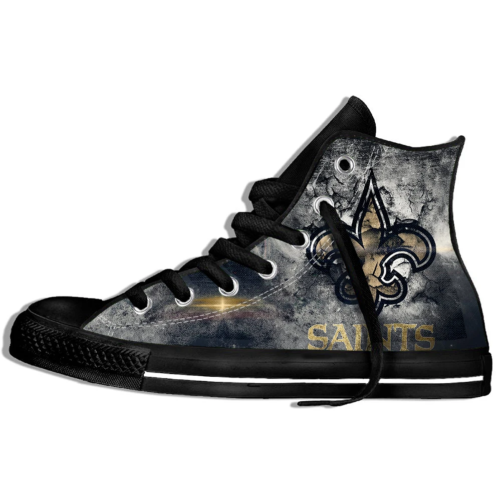 2019 популярные модные высокие кроссовки с принтом Orleans NOS унисекс Повседневная