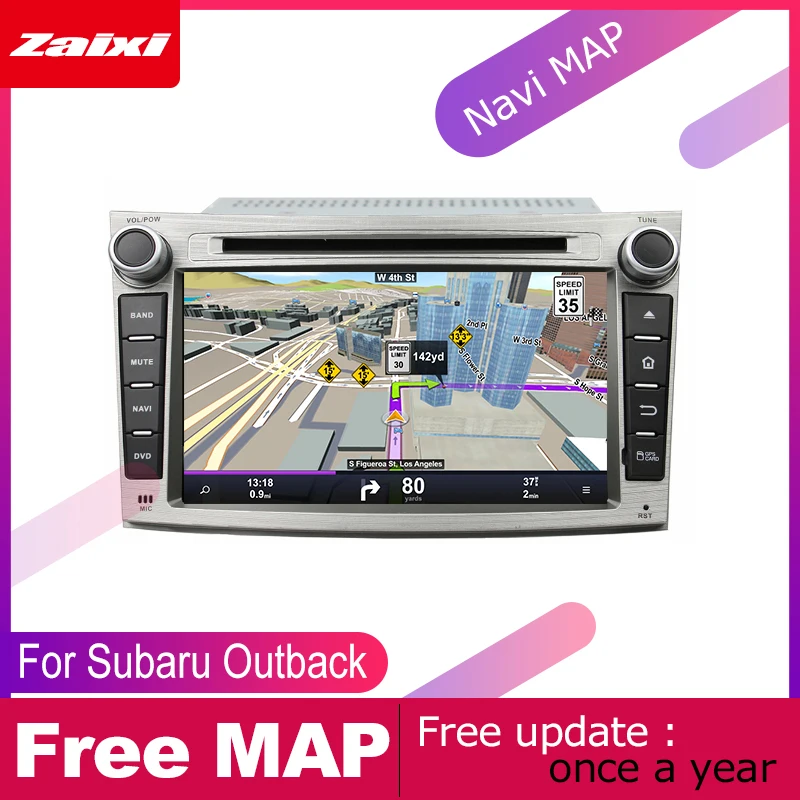 ZaiXi для Subaru Outback Legacy 2010 ~ 2014 Автомобильная Android мультимедийная система 2 DIN Авто