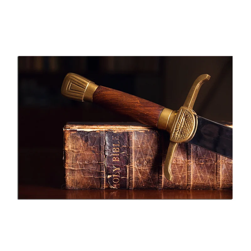 Визуальный художественный декор изображение Библии украшение на стену