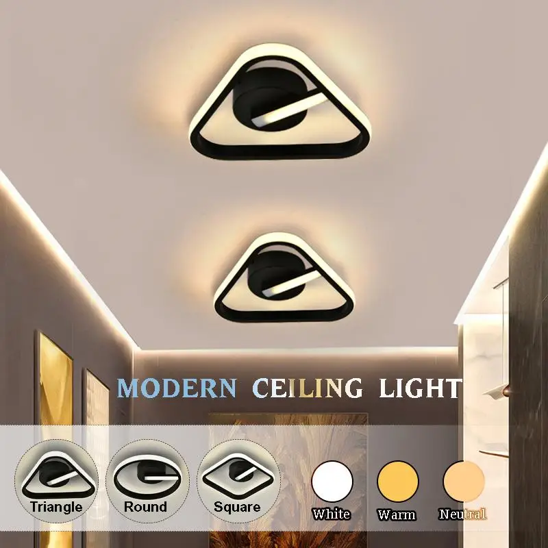 

Modern Aisle Ceiling Light Minimalist Nordic Vintage Home Corridor Balcony Kitchen LED Ceiling Lamp Foyer Entrance Ceiling Light