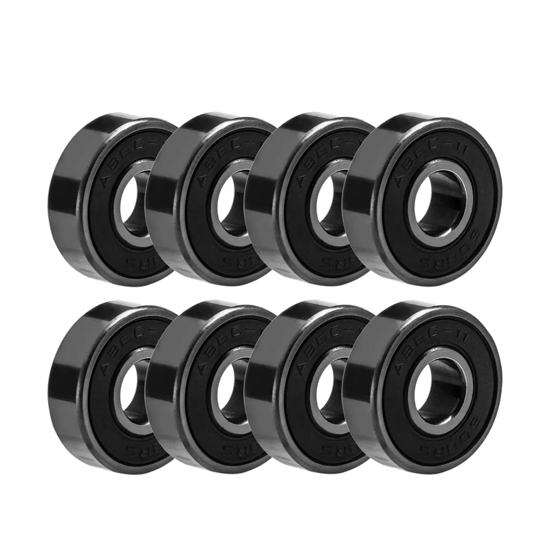Подшипники для скейтборда NEW-8Pcs 608RS ABEC 11 стальной шарикоподшипник подходит