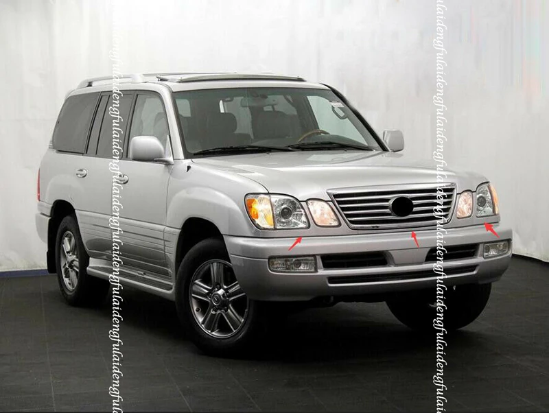 3 шт. для Lexus LX470 1998-2002 2003-2007 передний бампер фары отделка под сеть грунтовки