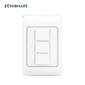 Zemismart Wi-Fi настенный пуш-ап светильник переключатель работы с Alexa Google Home позволяют Tuya Smart Life APP Управление свяжитесь с нами на возраст 1, 2, 3, банды