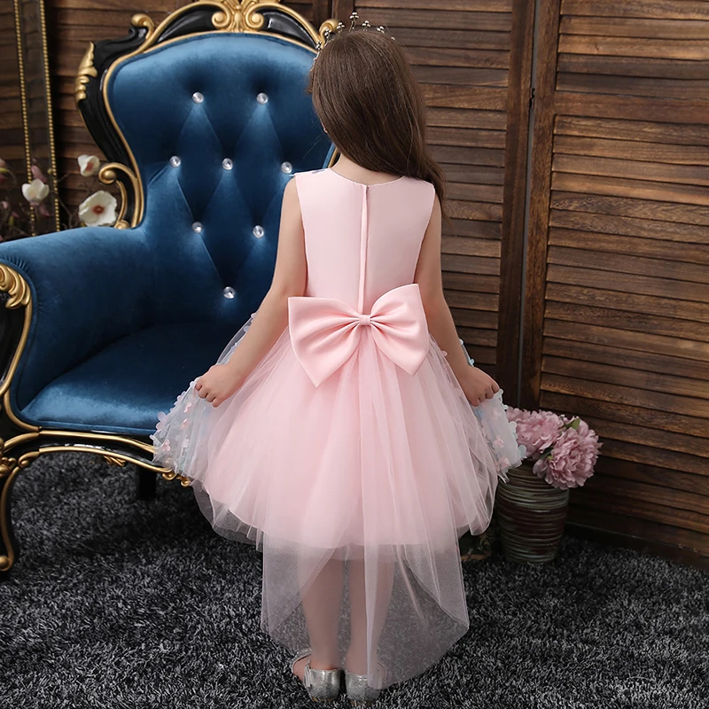 Kids Formal Evening Wedding Baby Tutu Princess Dress Flower Girls Children Clothing Party For Girl Clothes New Arrival 2021 | Детская