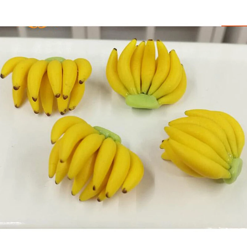 Dollhouse Miniature Food Fruit Banana For 1:12 Bunch of Kitchen Accessories Decor | Игрушки и хобби