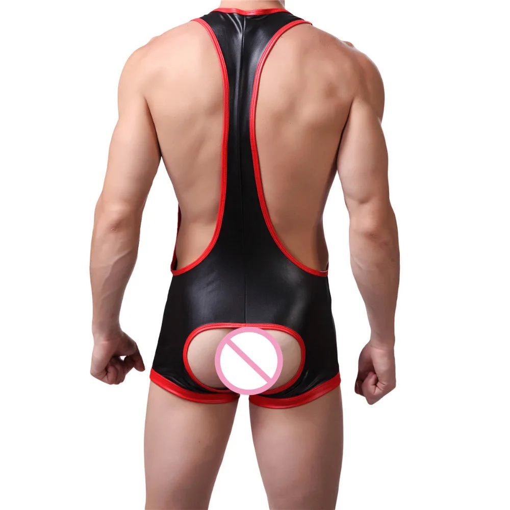 Сексуальное Мужское боди Yufeida для геев мужское нижнее белье с карманом пениса