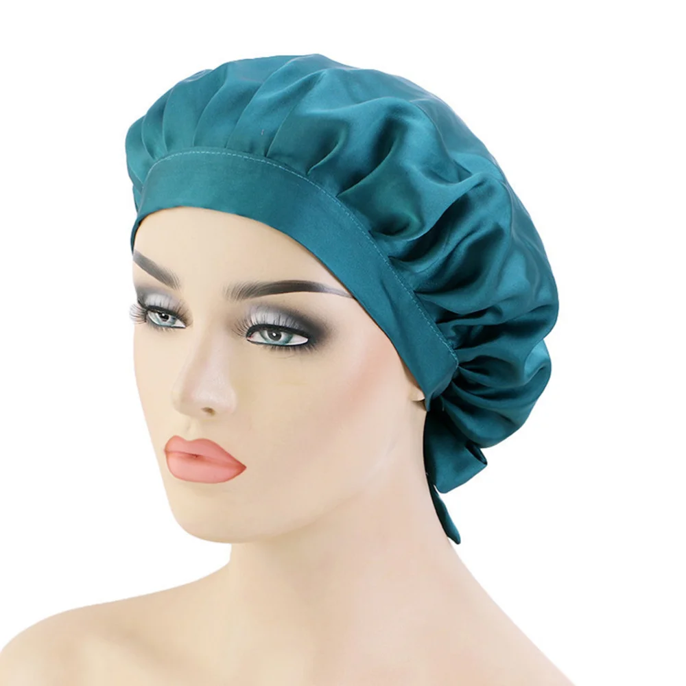 

2Pcs Hair Care Cap Pregnant Confinement Hat Adult Hat Fashion Night Cap