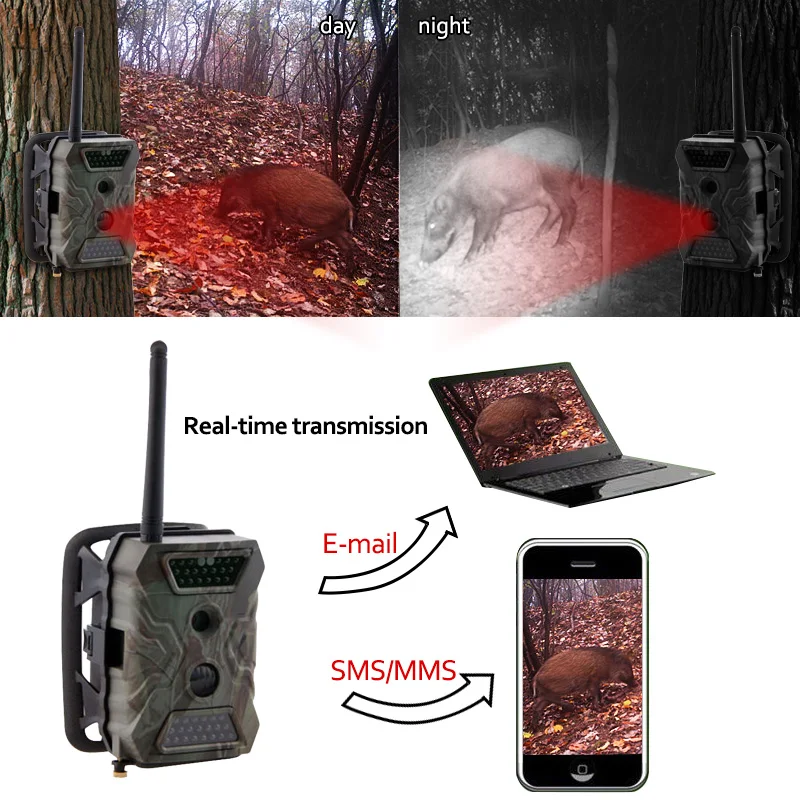 Цифровая камера для охоты 12MP HD 1080P 940NM 2 0 &quotЖК-камера Chasse Trail MMS GPRS GSM дикая ловушка
