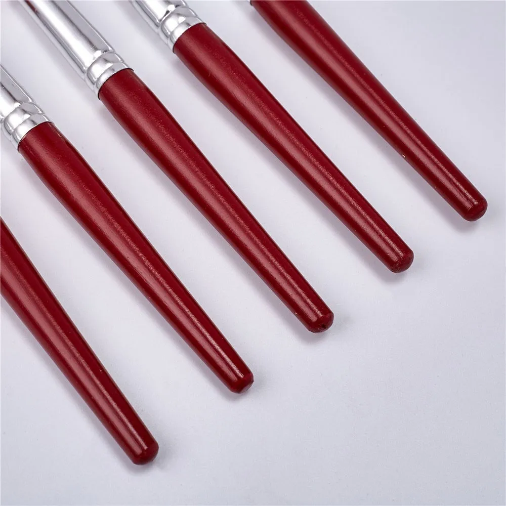 5pcs Large Rubber Pen Tip Paint Brushes Clay Tools for Sculpture Pottery Color Shaping Blending Drawing Modeling Hot | Дом и сад