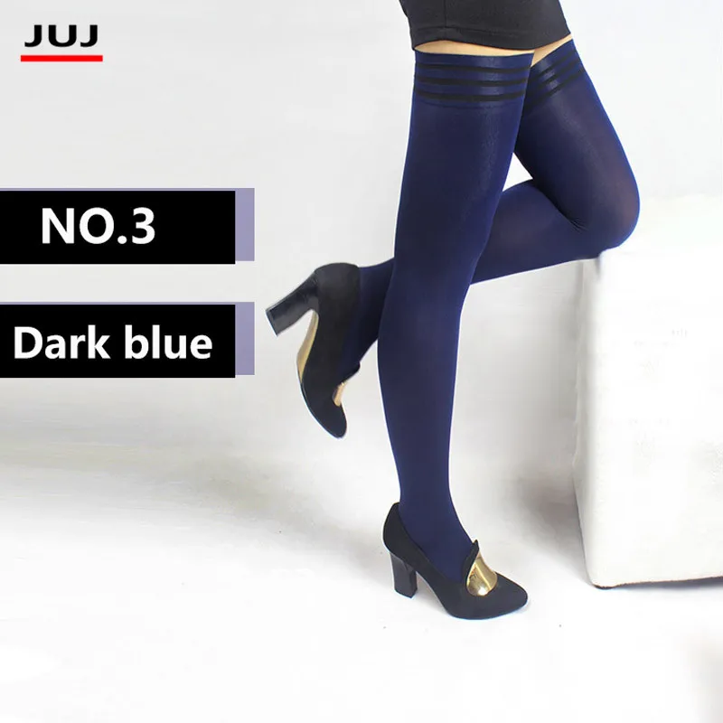 New Sexy Medias Black White Striped Long Socks Women Over Knee Thigh High Over The Knee Stockings Ladies Girls Warm Knee Socks