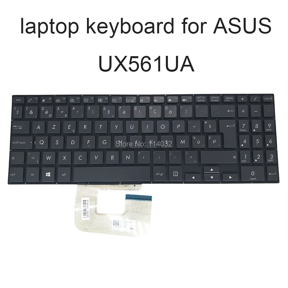 Замена клавиатуры с подсветкой для ASUS zenbook UX561UA BE Belgian FS Farsi арабский черный