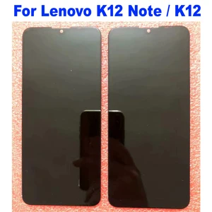 original best lcd display touch screen digitizer assembly sensor for lenovo k12 note k12 phone pantalla glass panel parts free global shipping