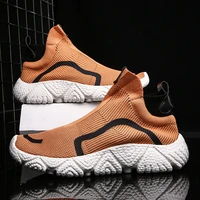 new breathable man sneakers lightweight free running for men jogging walking sport shoes slip on athletic shoes comfortable
