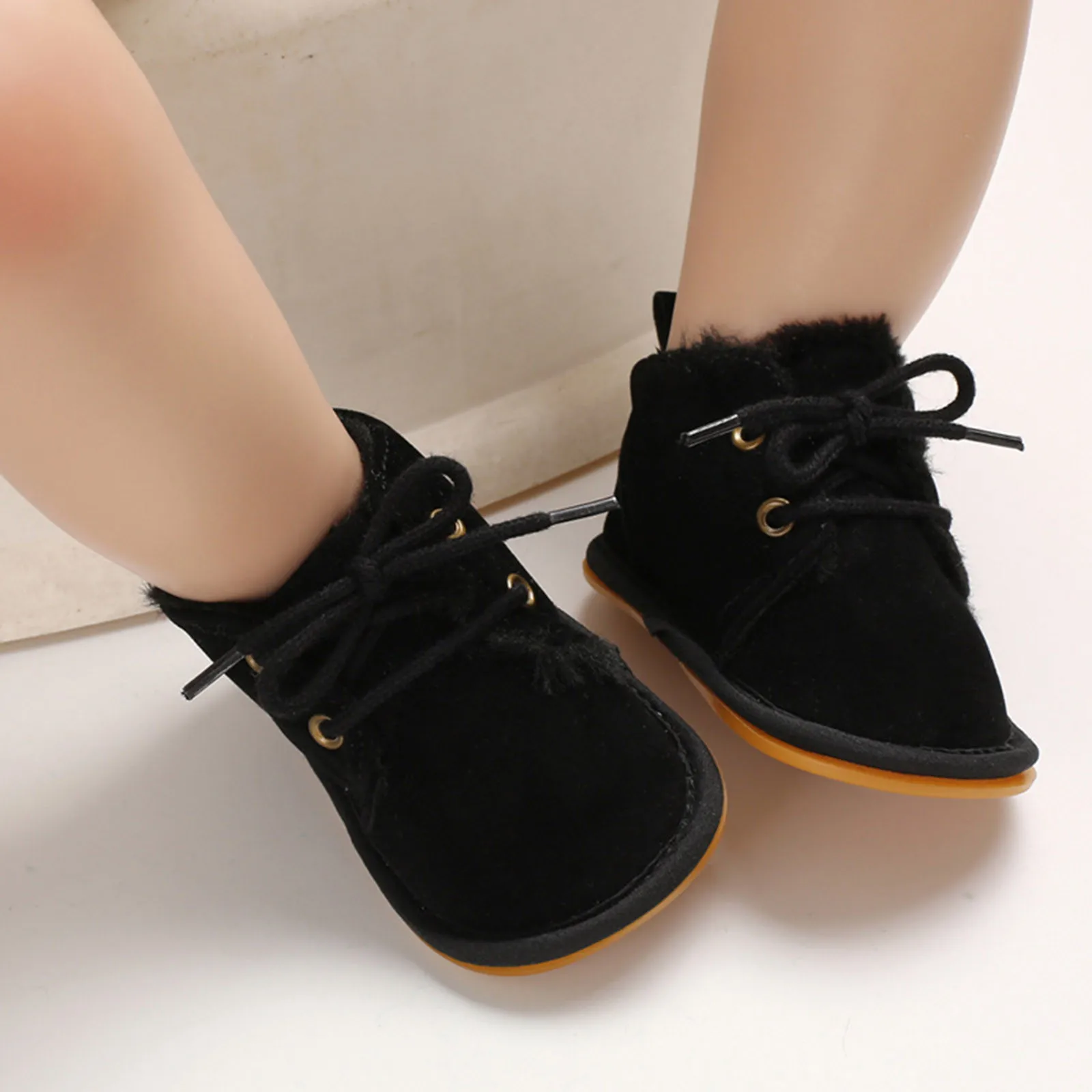 

Toddle Warm Shoes Autumn Winter Anti-Slip Sole Newborn Sneaker Cotton Infant Outwear Firstwalkers Toddler Casual Crib Shoes 2021