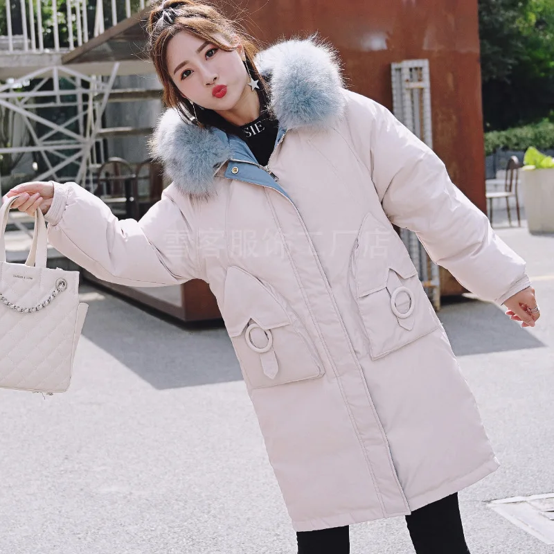 2019 новый стиль модный хит продаж пуховик на белом утином пуху женское модное