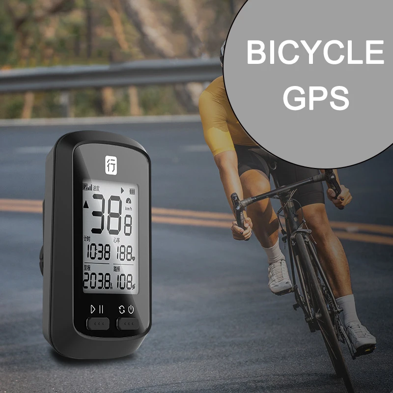 

Bicycle Computer GPS Wireless Speedometer Heart-Rate-Monitor Waterproof MTB Road Bike Speedometer Odometer Sport Bike Stopwatch