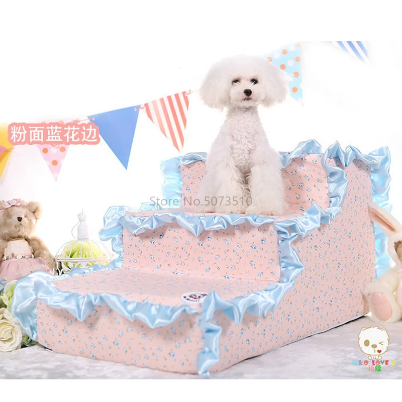 65x40x35cm Многоцелевой диван-кровать для пожилых животных, ступеньки на второй и третий этажи, четырехслойная кровать для лазания, лестница для собак - Цвет: 65x40x35cm