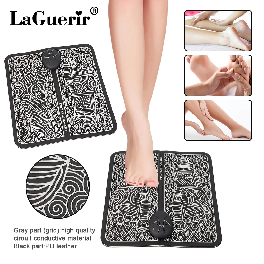 

EMS Foot Massager TENS massage Acupuncture Feet Muscle Stimulator Physiotherapy therapy device health Care