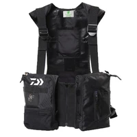 outdoor multi pocket fishing vests mesh grid breathable waterproof ultralight photographer jackets mens sport hiking vest