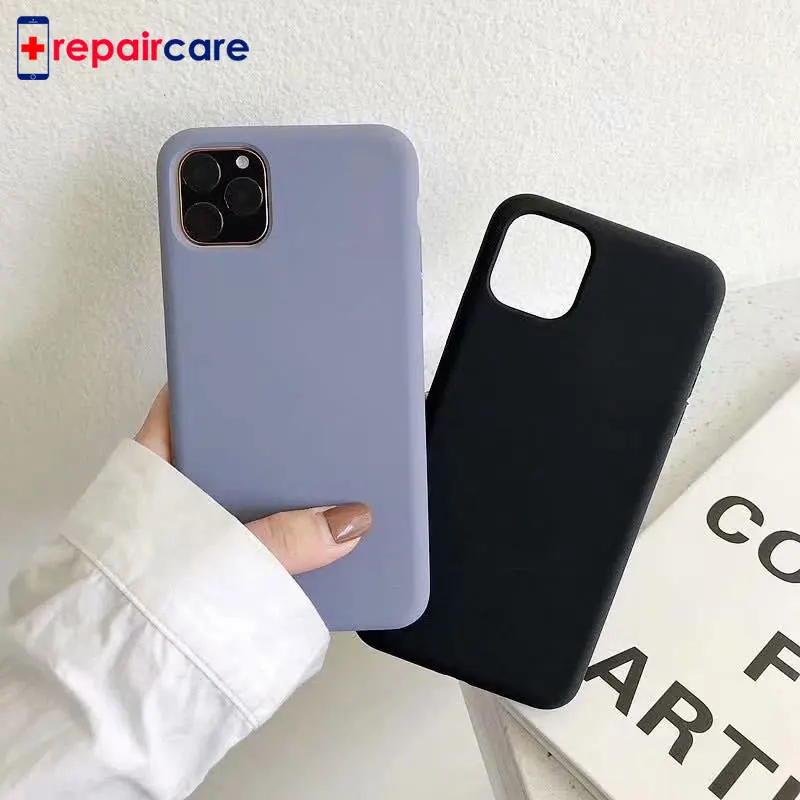 Sealed Liquid silicone Phone Case For iPhone 11, 11 Pro Phone Case For iPhone 11 PRO Max 6.5 inch Phone Back Coque Cover Case