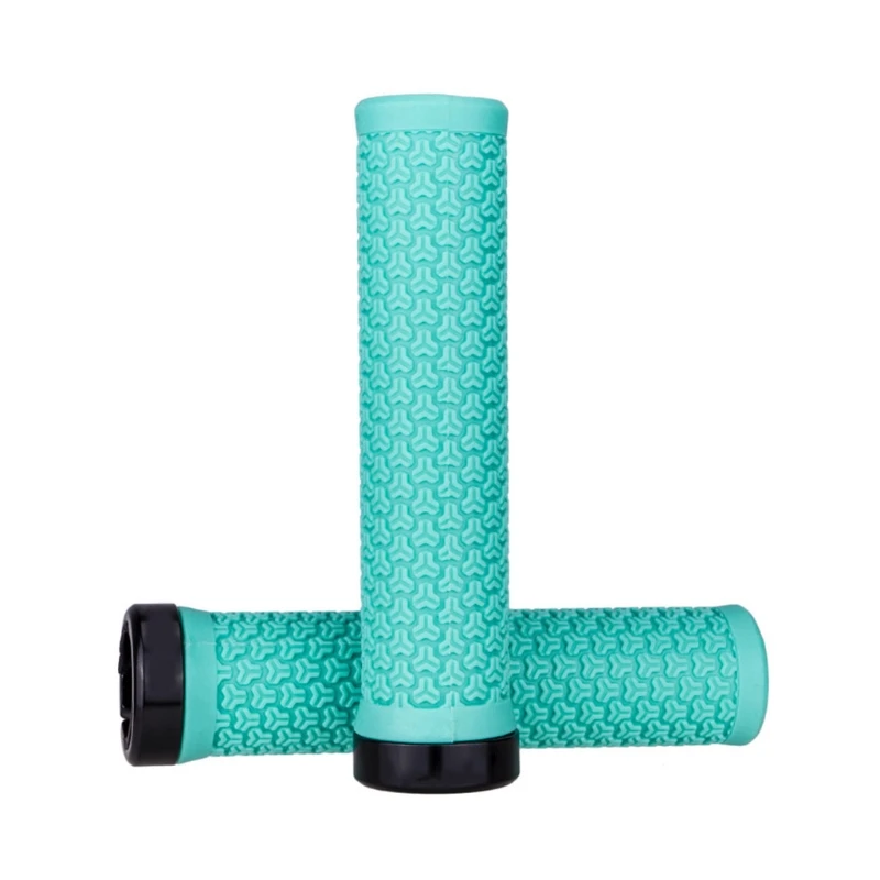 

2 Pcs Anti-Slip Bike Handle Grip Shock Absorption Breathable Bicycle Handlebar