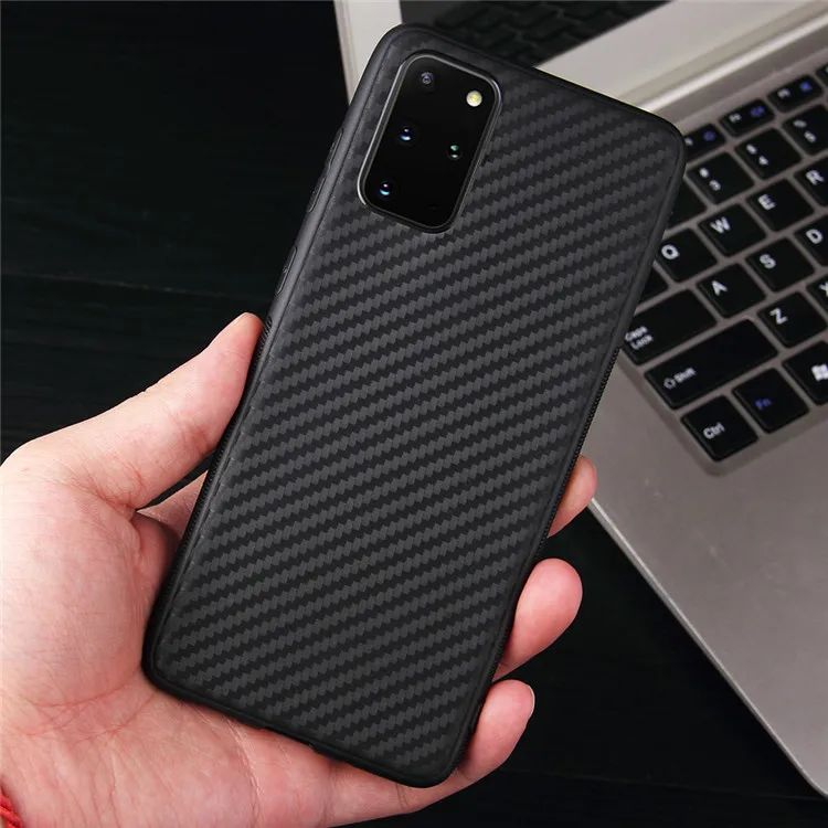 Мягкий силиконовый чехол для OnePlus 8T тонкая защитная задняя крышка из углеродного