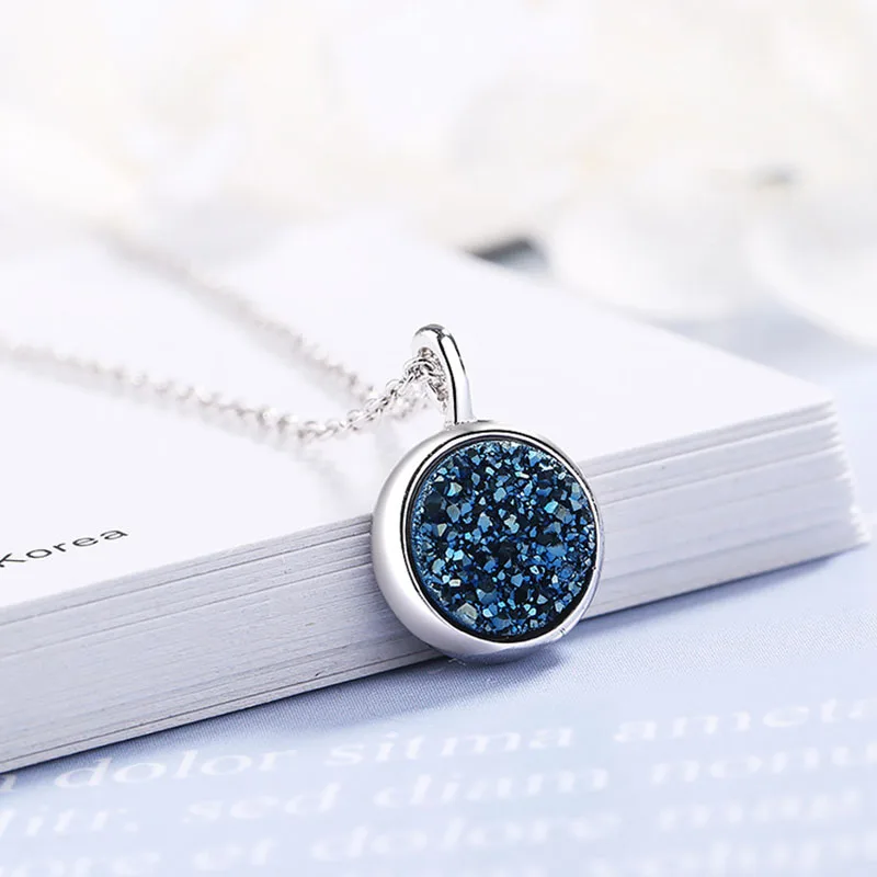 MEETSOFT ожерелье из тайского серебра с подвеской Минималистичная цепочка до ключиц