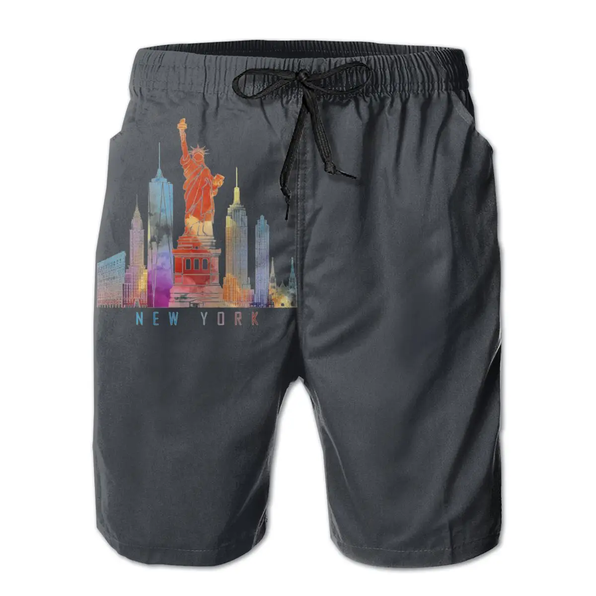 

Causal Skyline,Art,I Love Skyline Breathable Quick Dry Novelty Hawaii Pants