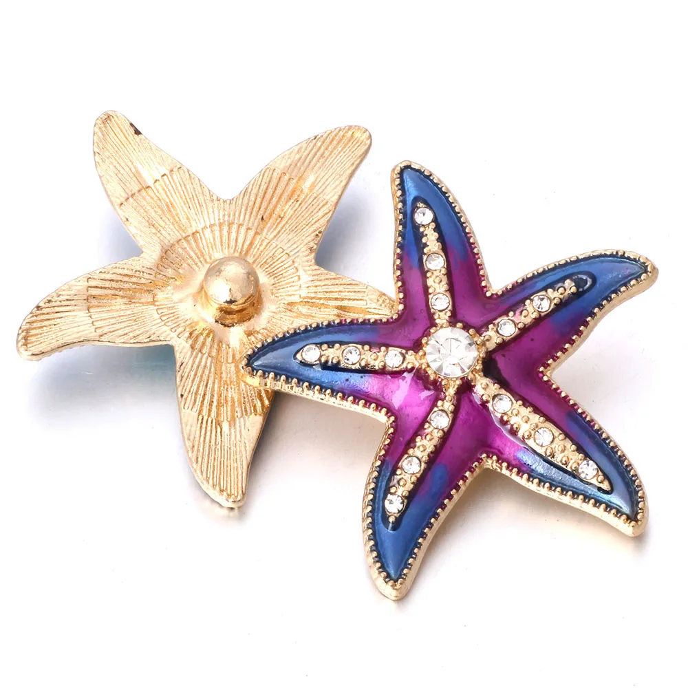 5 шт./партия новые золотые большие кнопки ювелирные изделия Цветочная застежка со