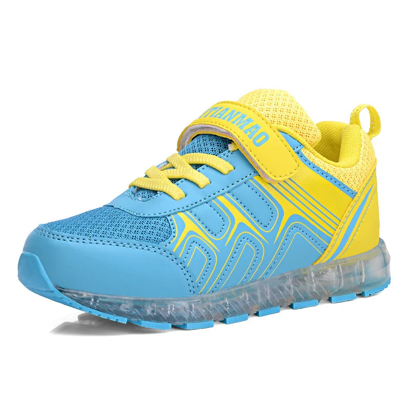 Детская спортивная обувь светодиодная модная светящаяся для мужчин и женщин