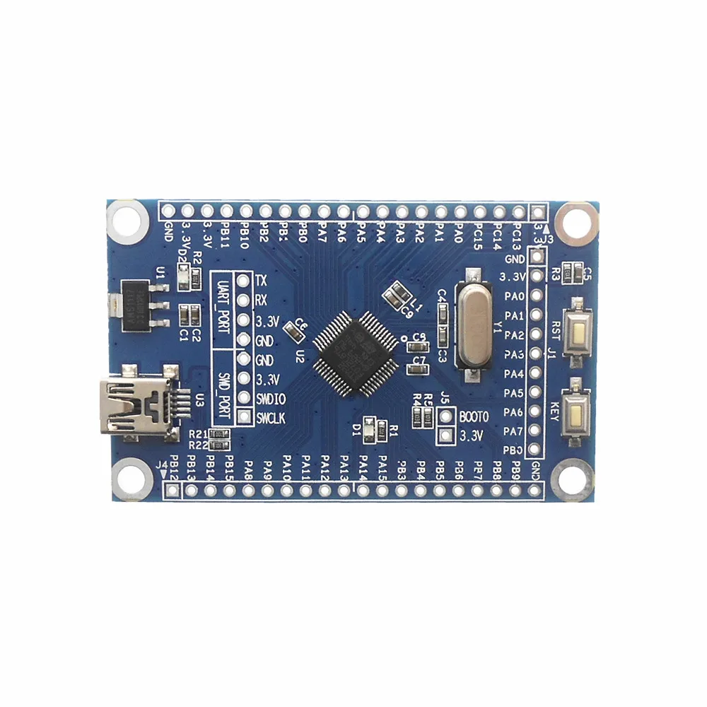 Макетная плата STM32F STM32F030C8T6 STM32F051C8T6 STM32F072C8T6 минимальная системная обучающая MCU