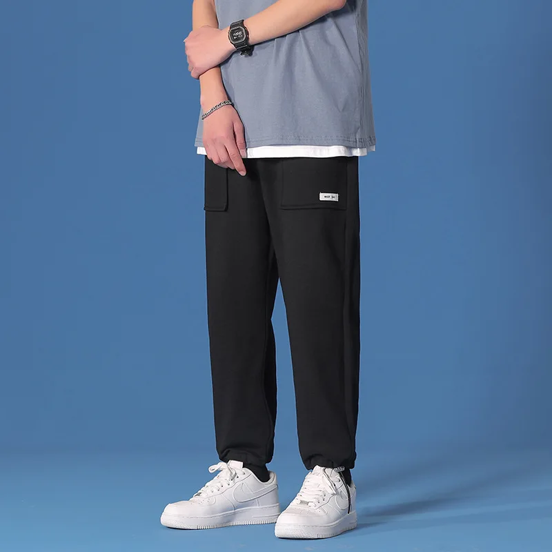 

Men's Tooling Pants Spring And Summer Korean Fashion Trend Brand Ins Loose Wild Straight Leg Pants Pure Color Casual Trousers