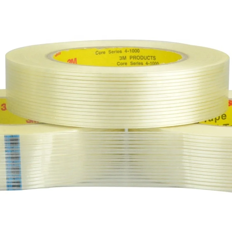 Филаментная лента из ПЭТ стекловолокна 3M 8915 для усиленной упаковки длиной 55