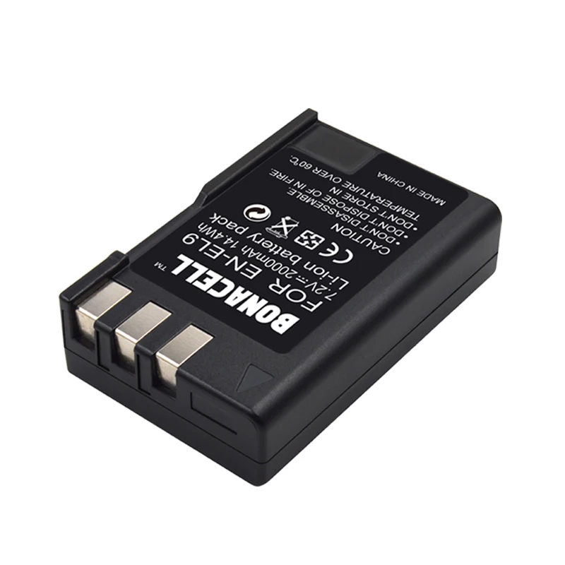 Батарейный блок bonacell для цифровой зеркальной камеры Nikon D5000 D3000 D60 D40x D40 2000 мАч 7 2