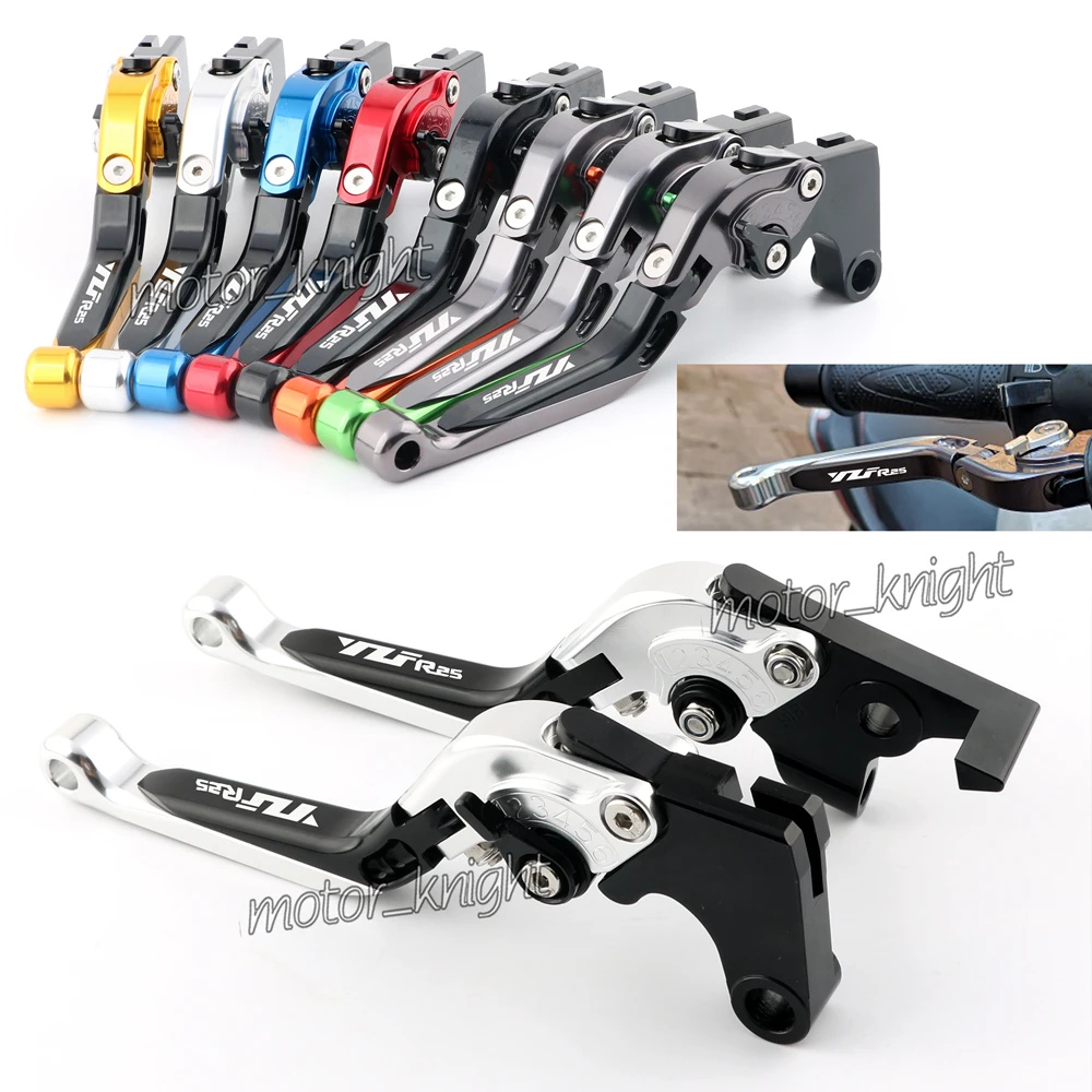 

New Adjustable Foldable Extendable Motorbike Brakes Clutch CNC Levers For YAMAHA R25 YZF-R25 2014-2018 15 16 17