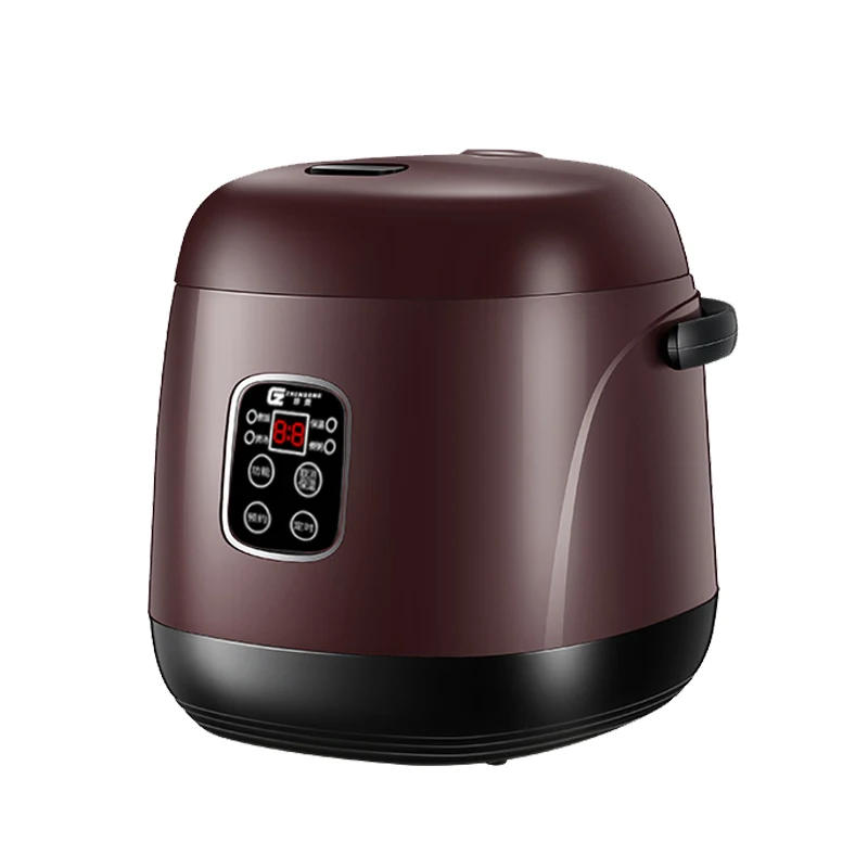 

Electric Rice Cooker 1.2L Smart Timing Appointment Food Heating Cooking Steamer Porridge Soup Stew Pot Heater Cake Yogurt Maker