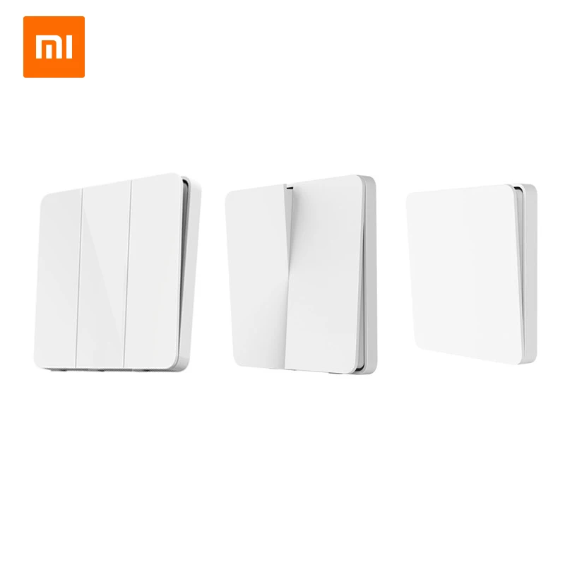 Настенный выключатель Xiaomi Mijia оригинальный одинарный двойной тройной открытый