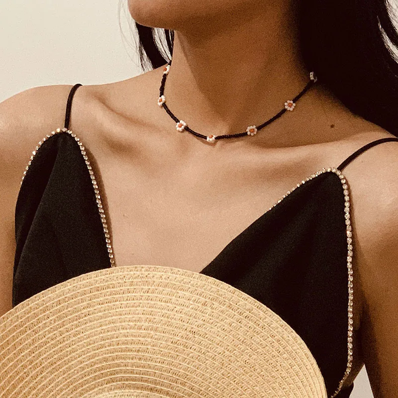 Женские браслеты с цветными бусинами и в стиле бохо лето 2020|Колье| |