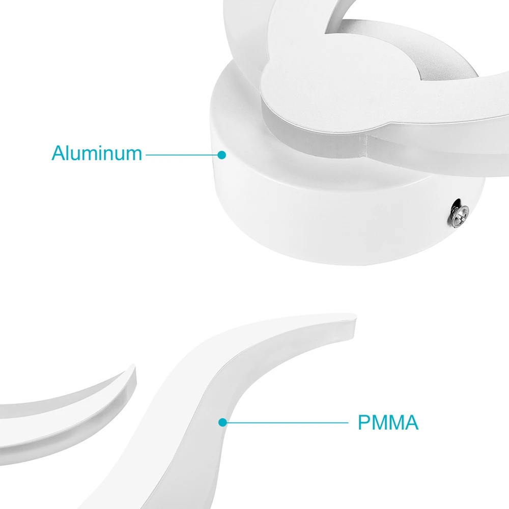 Светодиодный настенный светильник GLE 10 Вт прикроватный современный s для дома