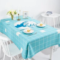 nordic modern minimalist ins table fabric cotton fresh rectangular cover tea table round tablecloth desk cloth