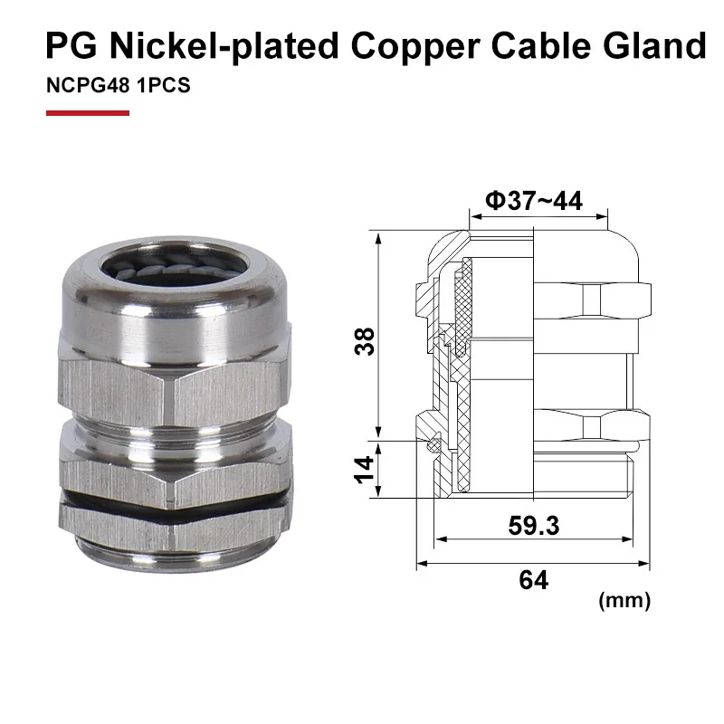 Кабельные вводы Dihool PG из нержавеющей стали IP68