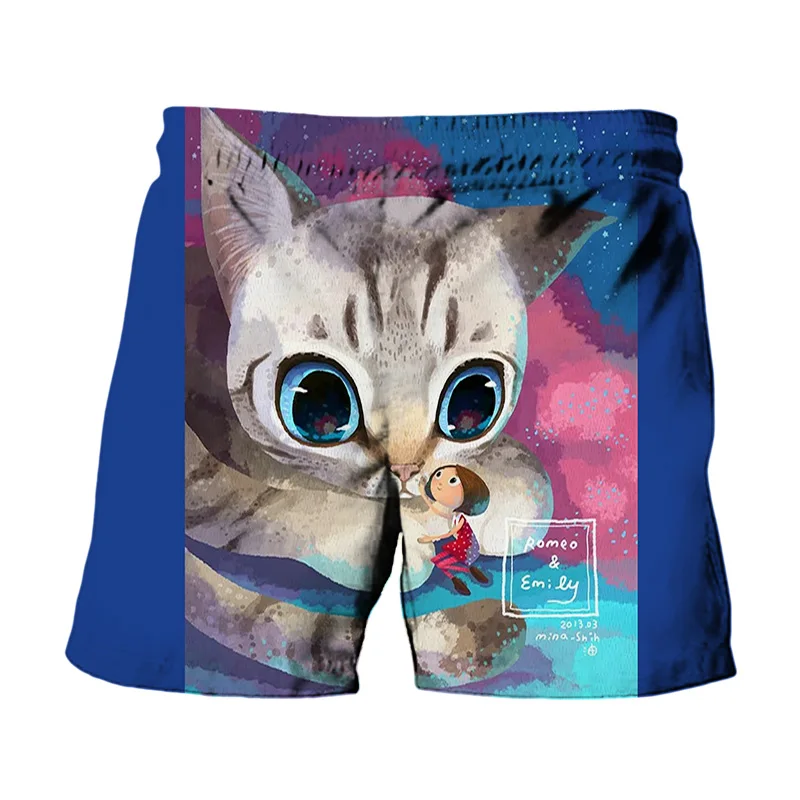 

Новинка 2021, технические мужские летние тонкие быстросохнущие пляжные брюки, повседневные спортивные короткие брюки, шорты синего цвета