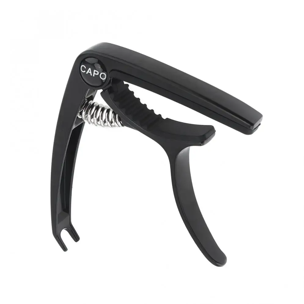 Гитара Capo из алюминиевого сплава Металлическая черная гитара с контактным