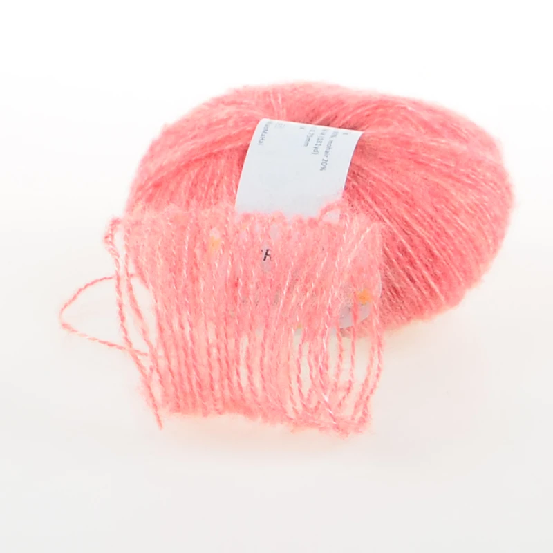 1 шт. = 25 г длинная плюшевая кашемировая мохеровая пряжа не скатывающаяся